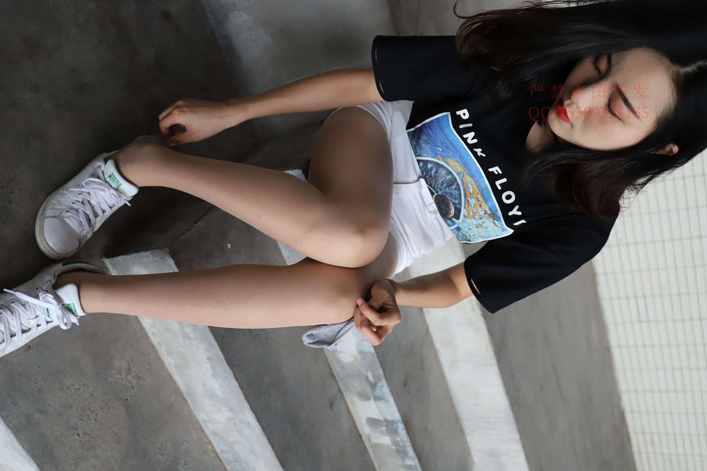 图片[20]-大西瓜爱牙膏-2018 7.8月活动 模特2（二） 贝壳头户外肉丝+船袜 (5)[124P] – 速更版-美库