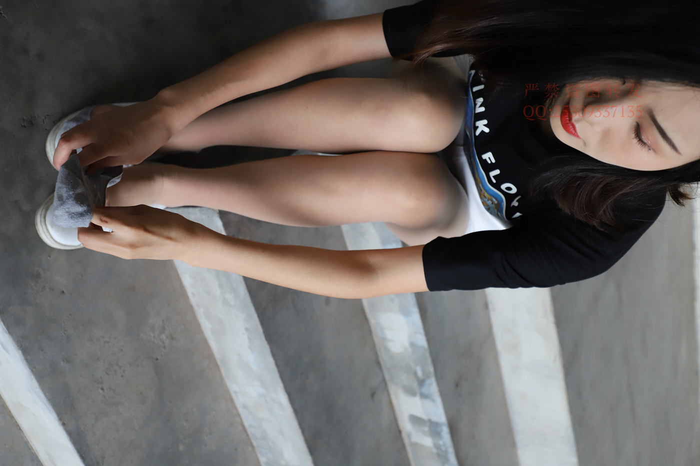 图片[66]-大西瓜爱牙膏-2018 7.8月活动 模特2（二） 贝壳头户外肉丝+船袜 (5)[124P] – 速更版-美库