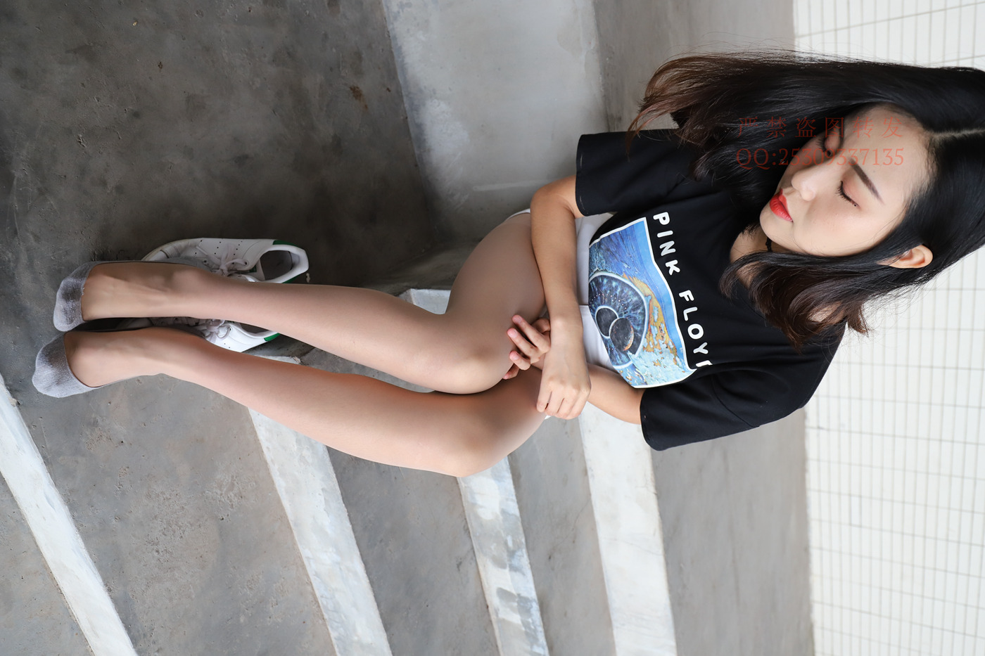 图片[25]-大西瓜爱牙膏-2018 7.8月活动 模特2（二） 贝壳头户外肉丝+船袜 (6)[155P] – 速更版-美库