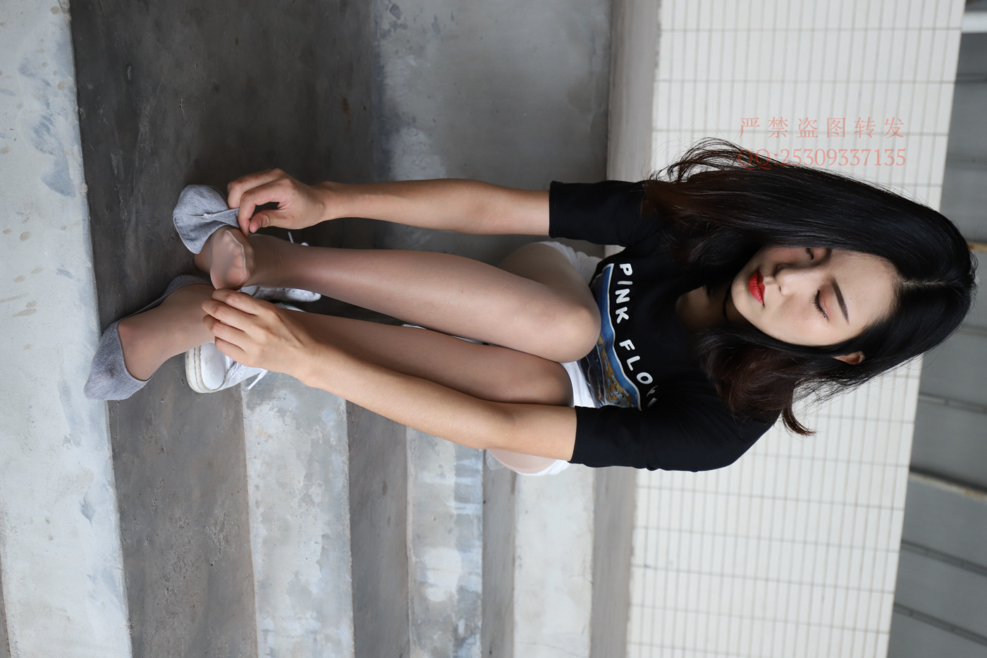 图片[52]-大西瓜爱牙膏-2018 7.8月活动 模特2（二） 贝壳头户外肉丝+船袜 (6)[155P] – 速更版-美库