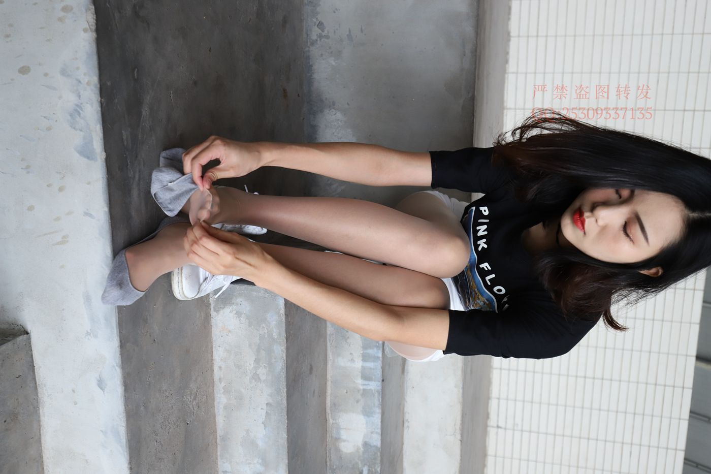 图片[53]-大西瓜爱牙膏-2018 7.8月活动 模特2（二） 贝壳头户外肉丝+船袜 (6)[155P] – 速更版-美库