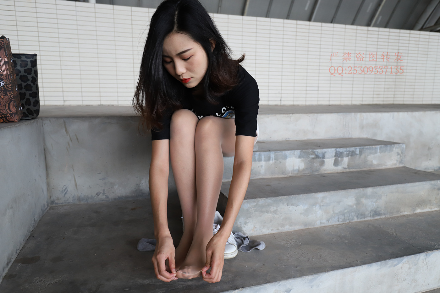 图片[75]-大西瓜爱牙膏-2018 7.8月活动 模特2（二） 贝壳头户外肉丝+船袜 (6)[155P] – 速更版-美库