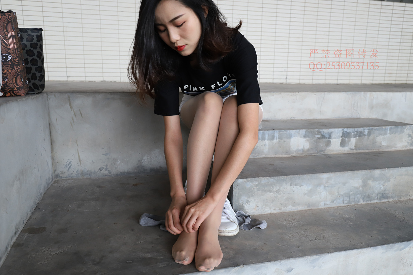 图片[79]-大西瓜爱牙膏-2018 7.8月活动 模特2（二） 贝壳头户外肉丝+船袜 (6)[155P] – 速更版-美库