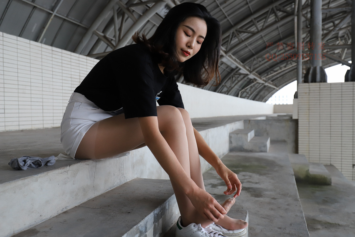 图片[140]-大西瓜爱牙膏-2018 7.8月活动 模特2（二） 贝壳头户外肉丝+船袜 (6)[155P] – 速更版-美库