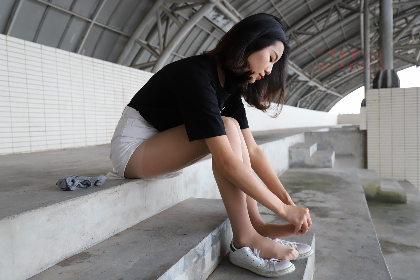 图片[150]-大西瓜爱牙膏-2018 7.8月活动 模特2（二） 贝壳头户外肉丝+船袜 (6)[155P] – 速更版-美库