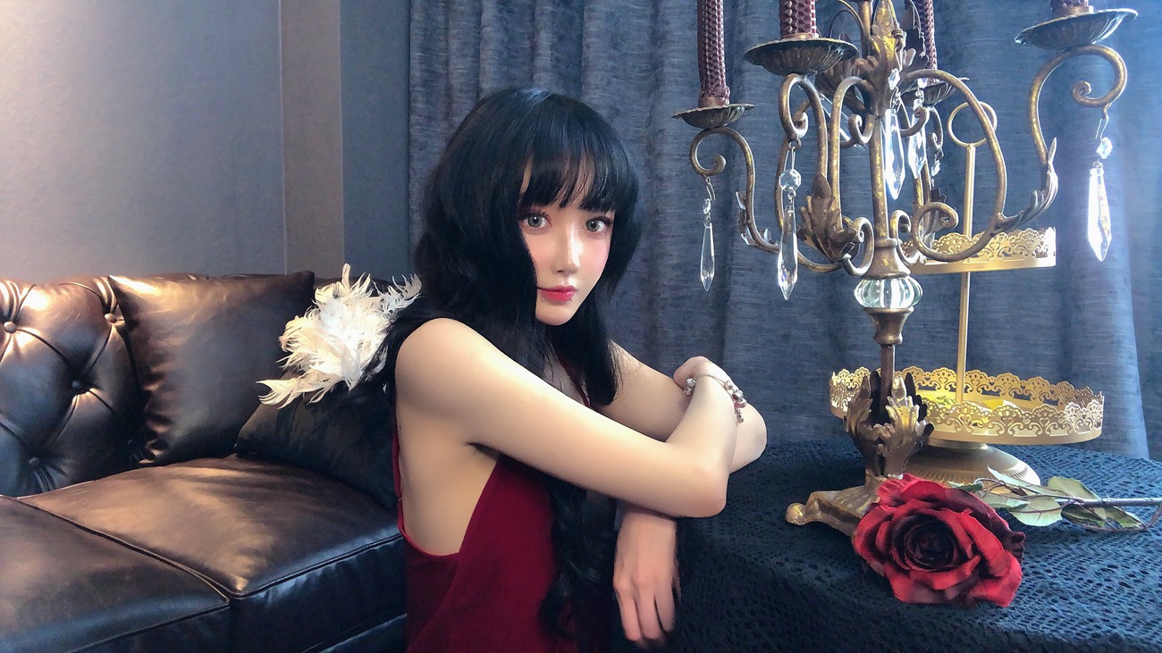 图片[8]-阿包也是兔娘 – 红丝绒睡衣[18P] – 速更版-美库