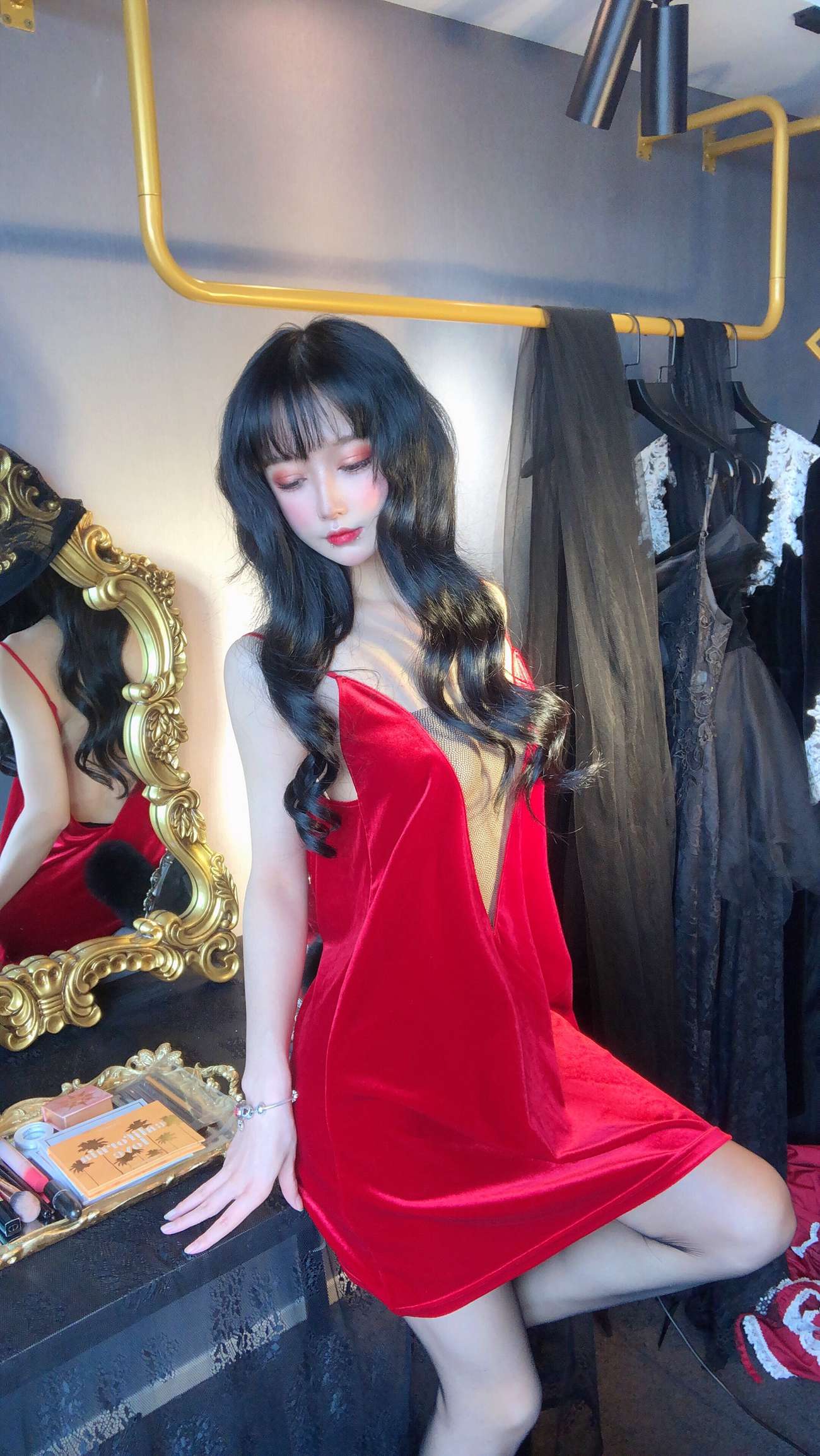 图片[13]-阿包也是兔娘 – 红丝绒睡衣[18P] – 速更版-美库