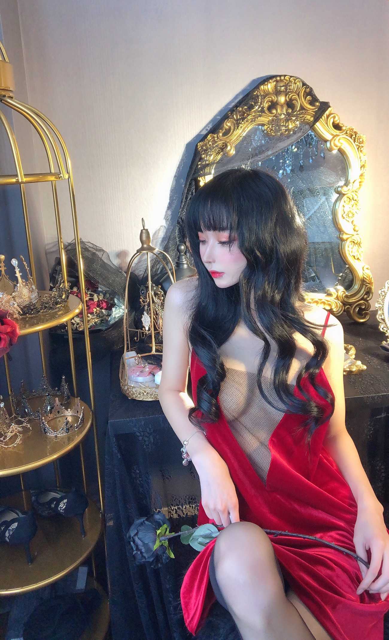 图片[19]-阿包也是兔娘 – 红丝绒睡衣[18P] – 速更版-美库