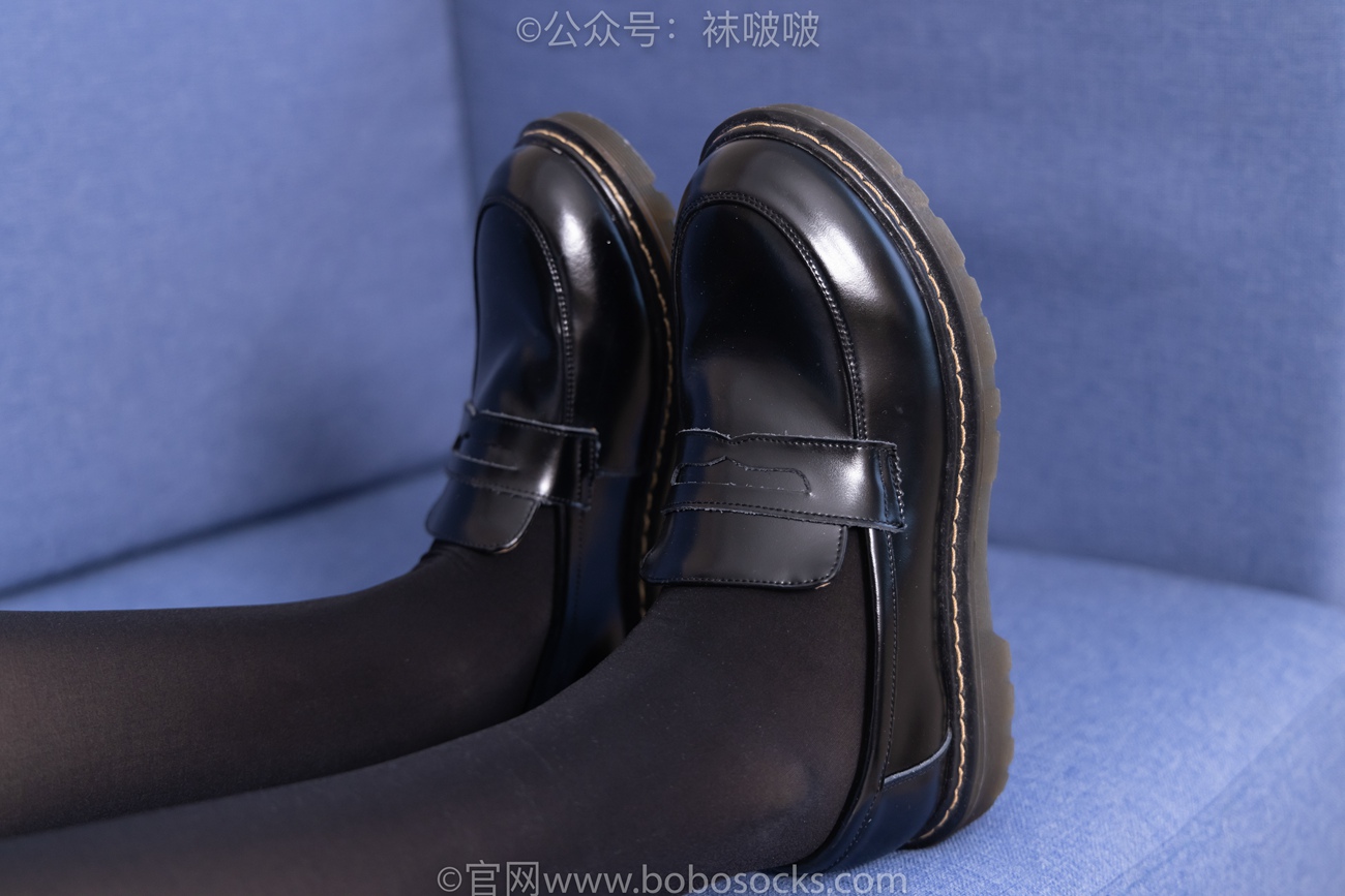 图片[15]-[BoBoSocks袜啵啵]NO.060 小甜豆-JK制服、皮鞋、厚黑丝[131P] – 速更版-美库