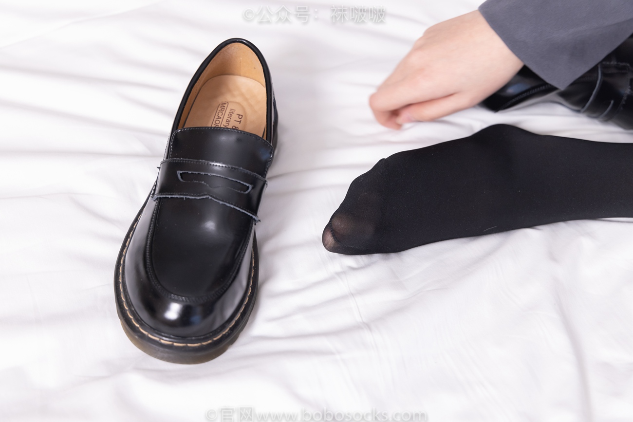 图片[39]-[BoBoSocks袜啵啵]NO.060 小甜豆-JK制服、皮鞋、厚黑丝[131P] – 速更版-美库