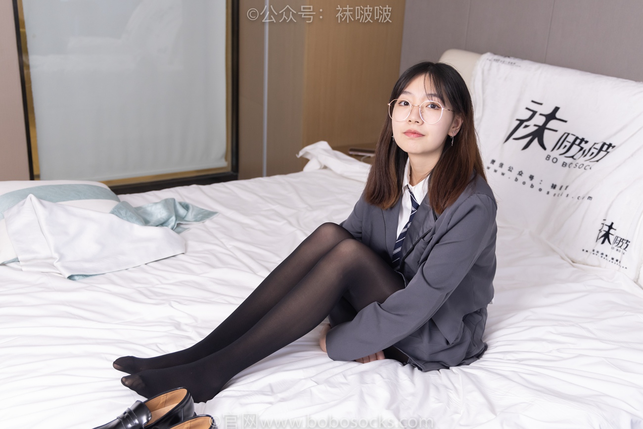 图片[88]-[BoBoSocks袜啵啵]NO.060 小甜豆-JK制服、皮鞋、厚黑丝[131P] – 速更版-美库
