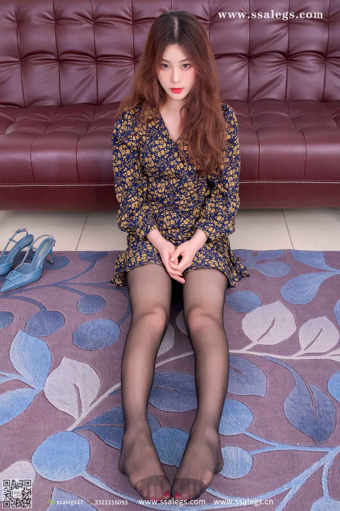 图片[28]-[SSA丝社]超清写真 NO.399 媛媛韩版复古碎花裙黑丝(下)[112P] – 速更版-美库