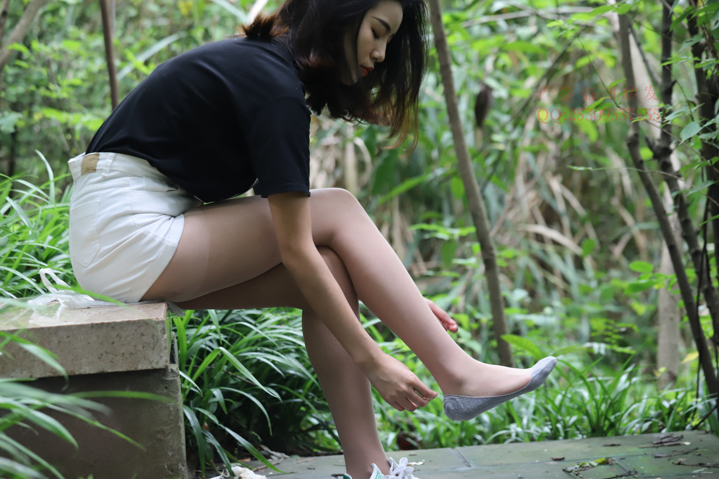 图片[25]-大西瓜爱牙膏-2018 7.8月活动 模特2（二） 平底鞋肉丝+船袜 (1)[136P] – 速更版-美库