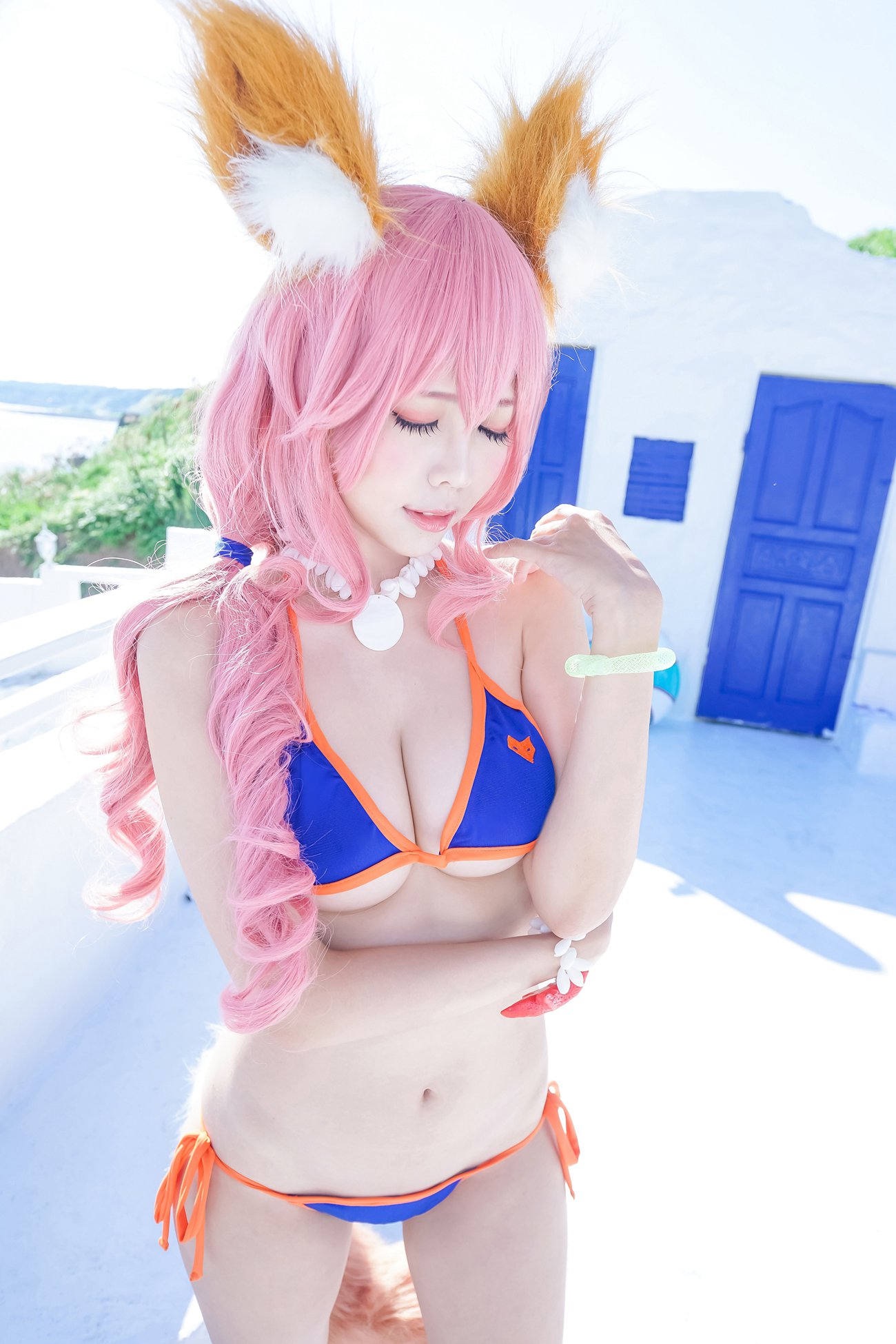 图片[12]-Ely_eee(ElyEE子) – 玉藻前泳装[24P] – 速更版-美库