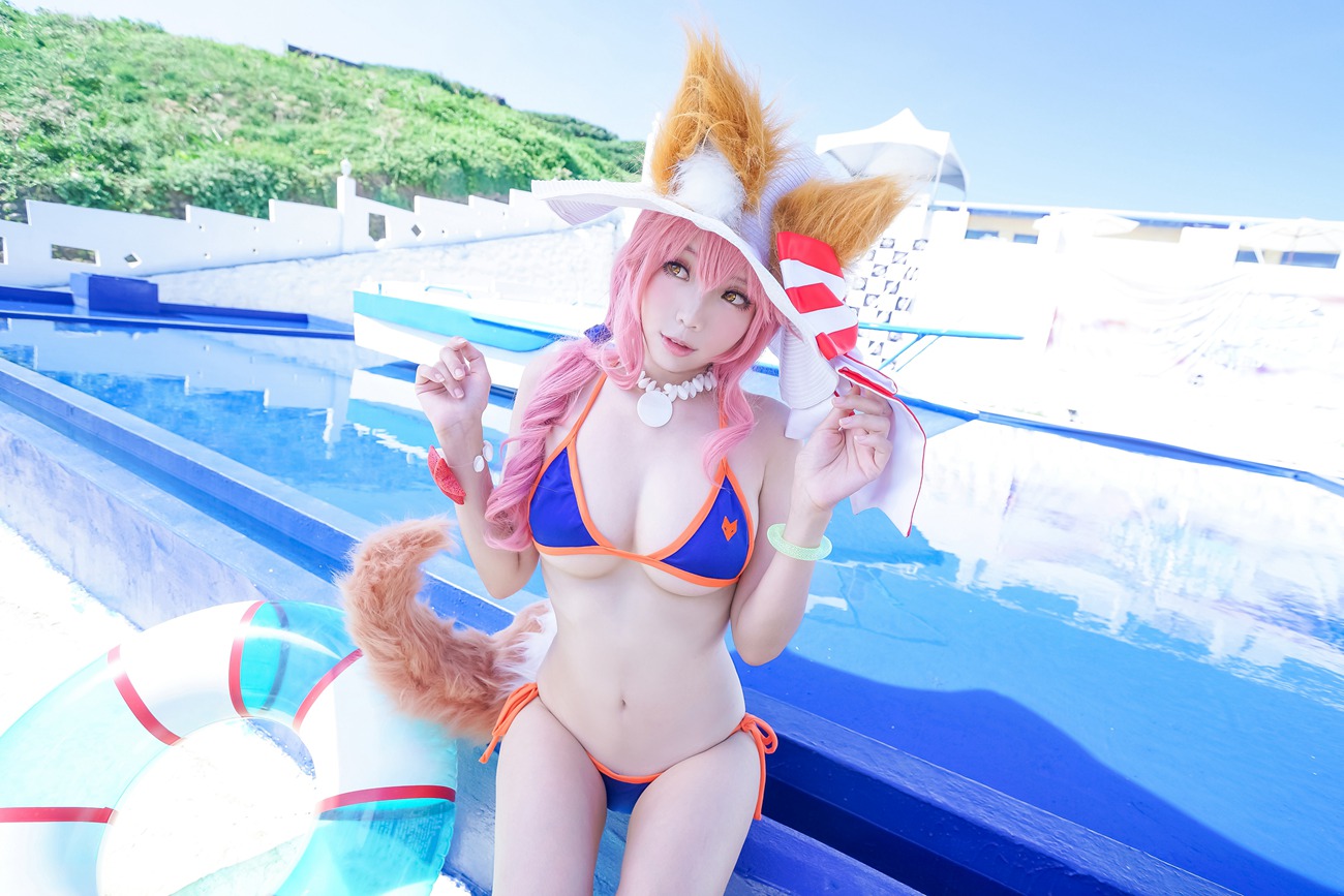 图片[15]-Ely_eee(ElyEE子) – 玉藻前泳装[24P] – 速更版-美库