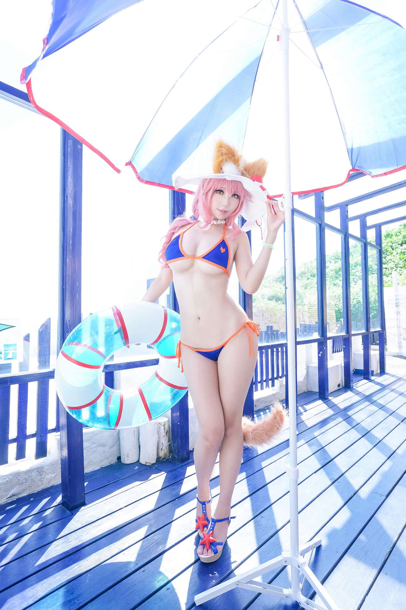 图片[17]-Ely_eee(ElyEE子) – 玉藻前泳装[24P] – 速更版-美库