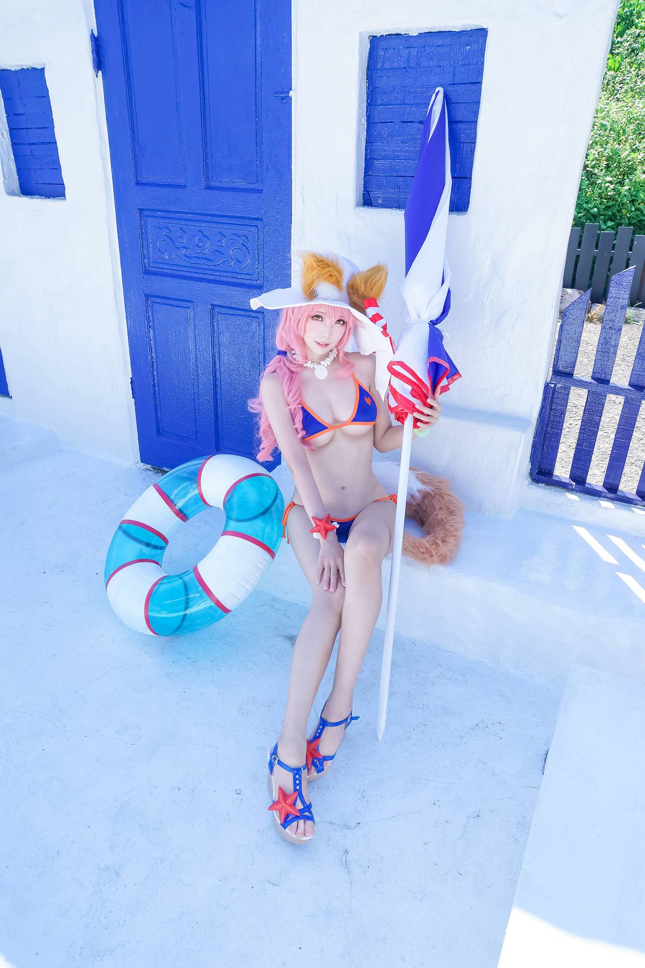 图片[20]-Ely_eee(ElyEE子) – 玉藻前泳装[24P] – 速更版-美库