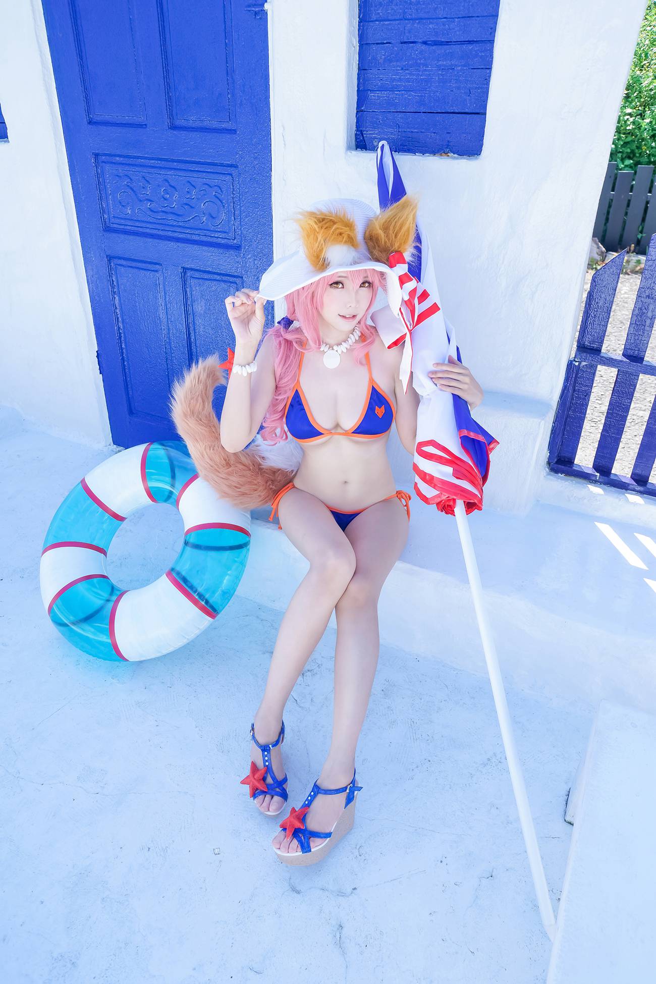 图片[21]-Ely_eee(ElyEE子) – 玉藻前泳装[24P] – 速更版-美库