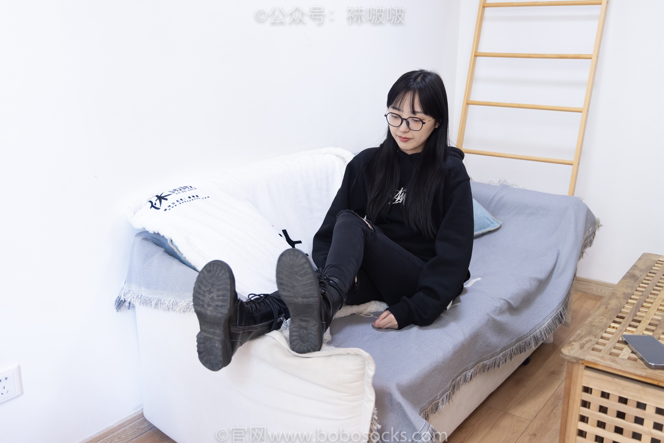 图片[11]-[BoBoSocks袜啵啵]NO.061 稚予-短靴、白棉袜、裸足[145P] – 速更版-美库