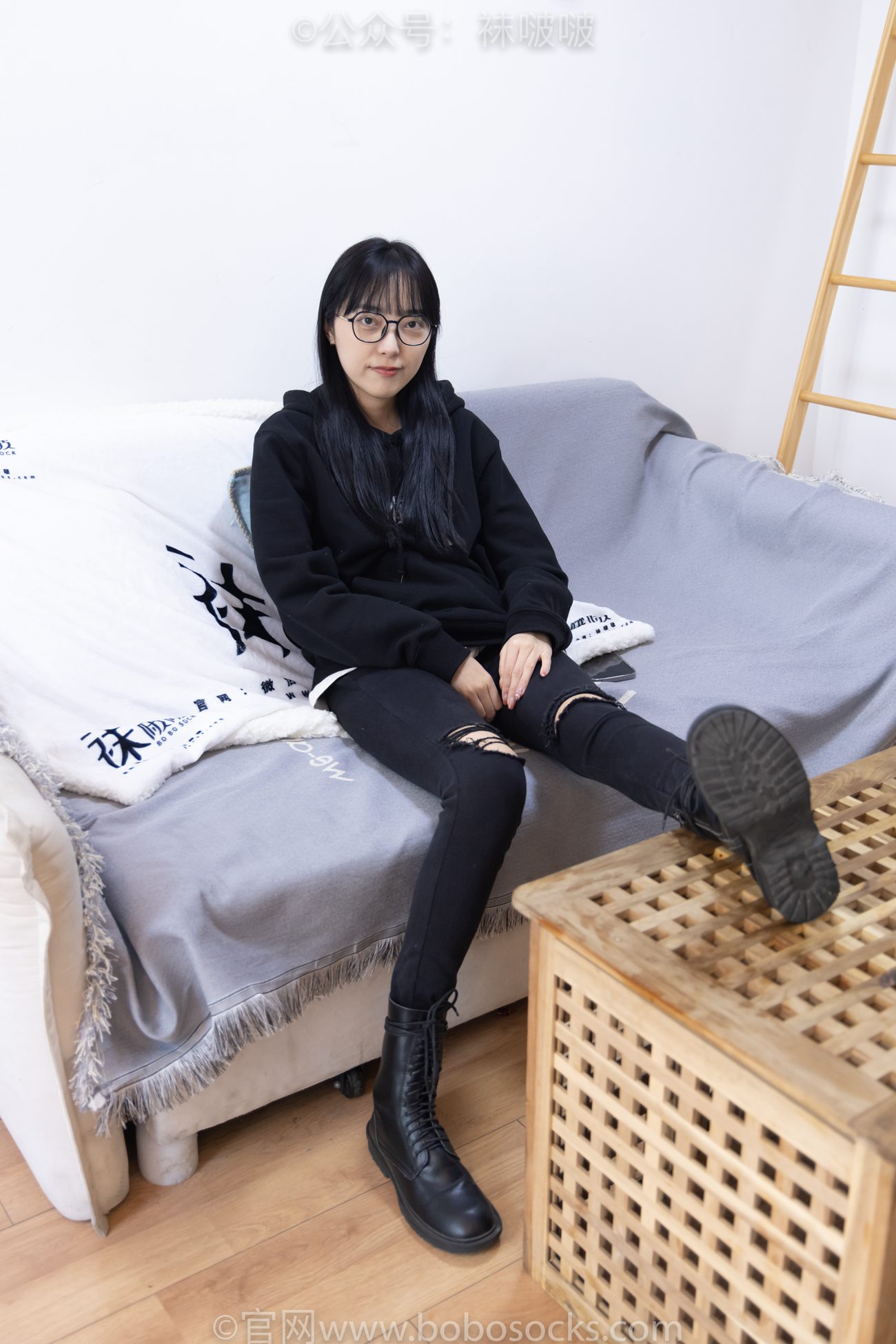 图片[26]-[BoBoSocks袜啵啵]NO.061 稚予-短靴、白棉袜、裸足[145P] – 速更版-美库