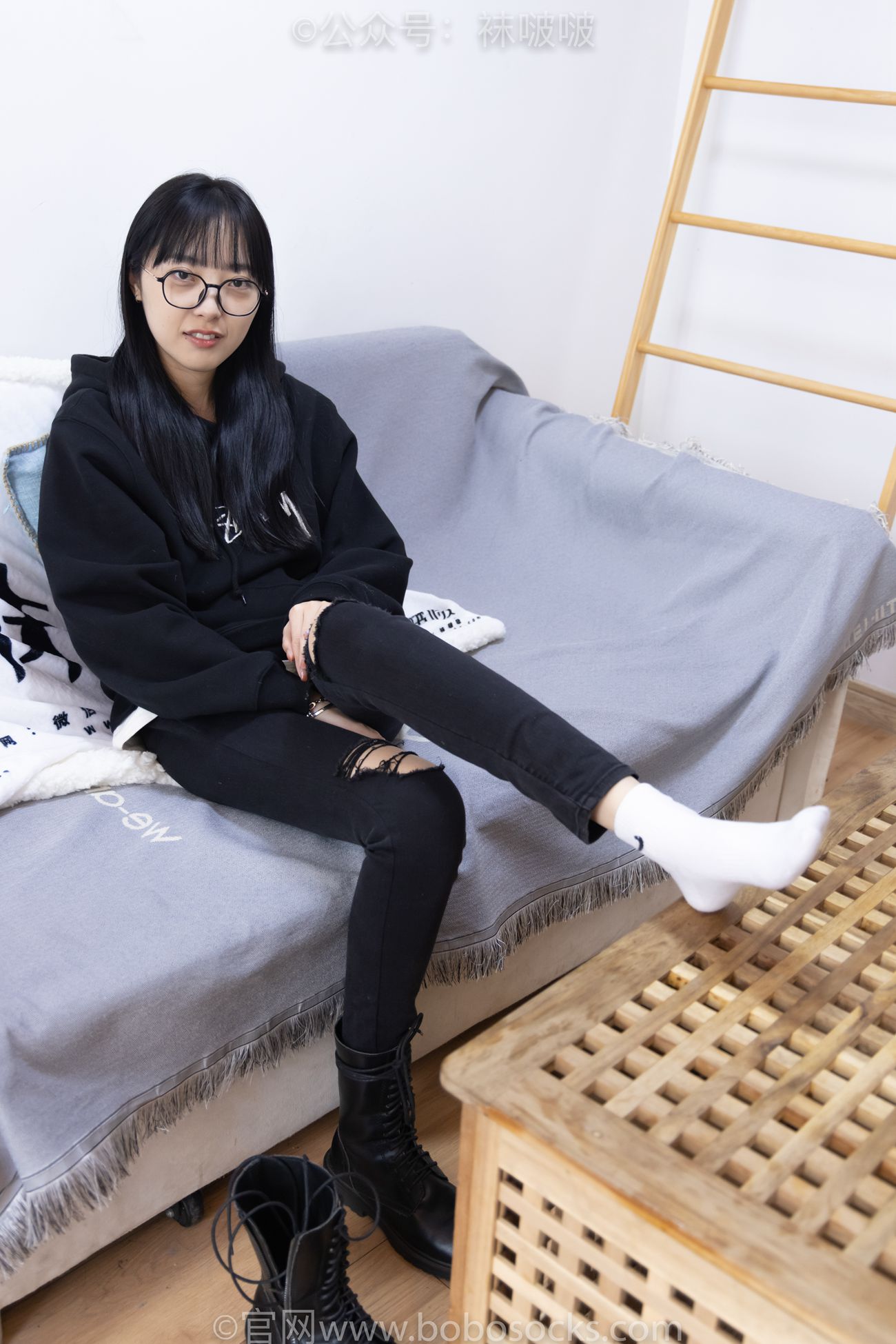 图片[48]-[BoBoSocks袜啵啵]NO.061 稚予-短靴、白棉袜、裸足[145P] – 速更版-美库