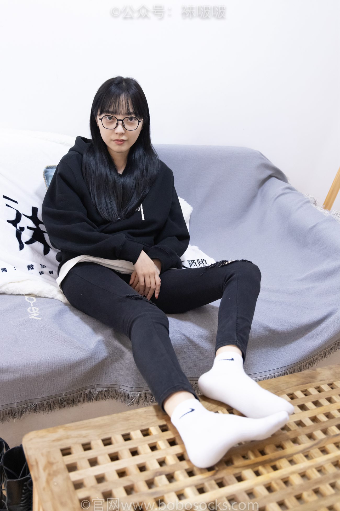 图片[60]-[BoBoSocks袜啵啵]NO.061 稚予-短靴、白棉袜、裸足[145P] – 速更版-美库