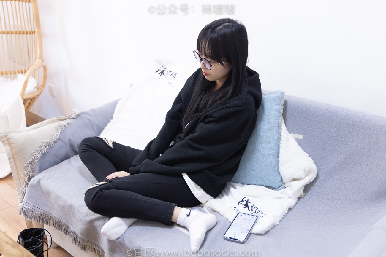 图片[66]-[BoBoSocks袜啵啵]NO.061 稚予-短靴、白棉袜、裸足[145P] – 速更版-美库