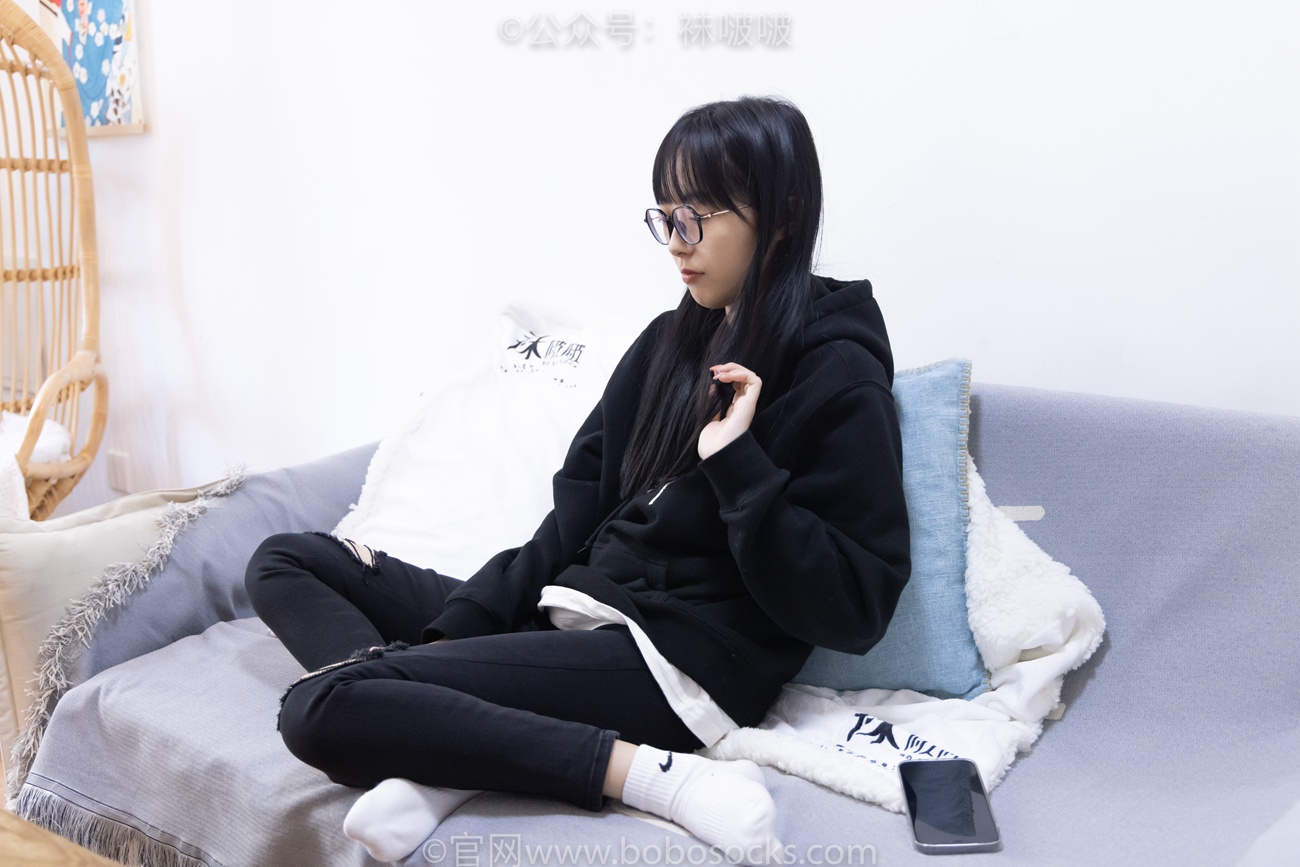 图片[67]-[BoBoSocks袜啵啵]NO.061 稚予-短靴、白棉袜、裸足[145P] – 速更版-美库