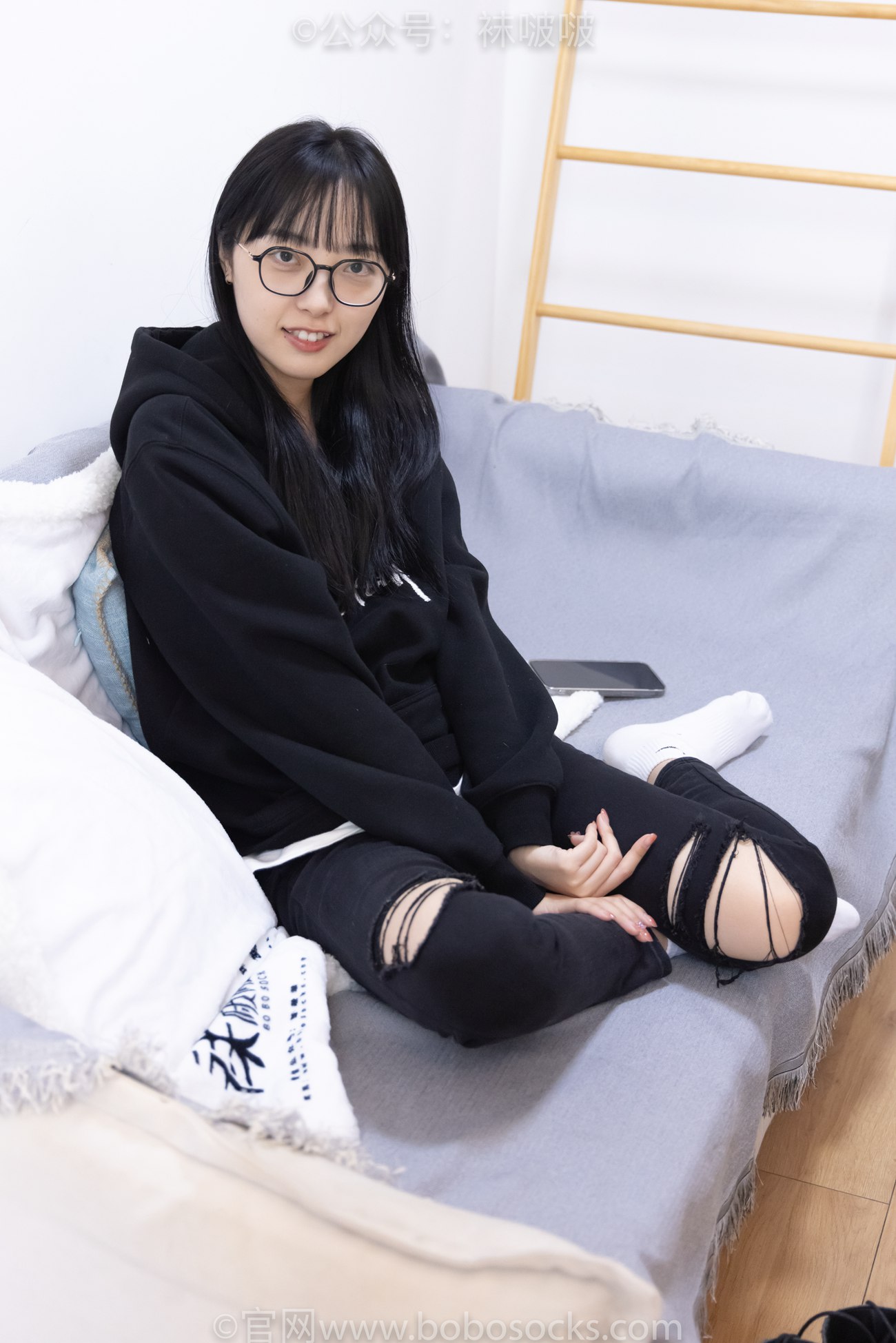 图片[69]-[BoBoSocks袜啵啵]NO.061 稚予-短靴、白棉袜、裸足[145P] – 速更版-美库