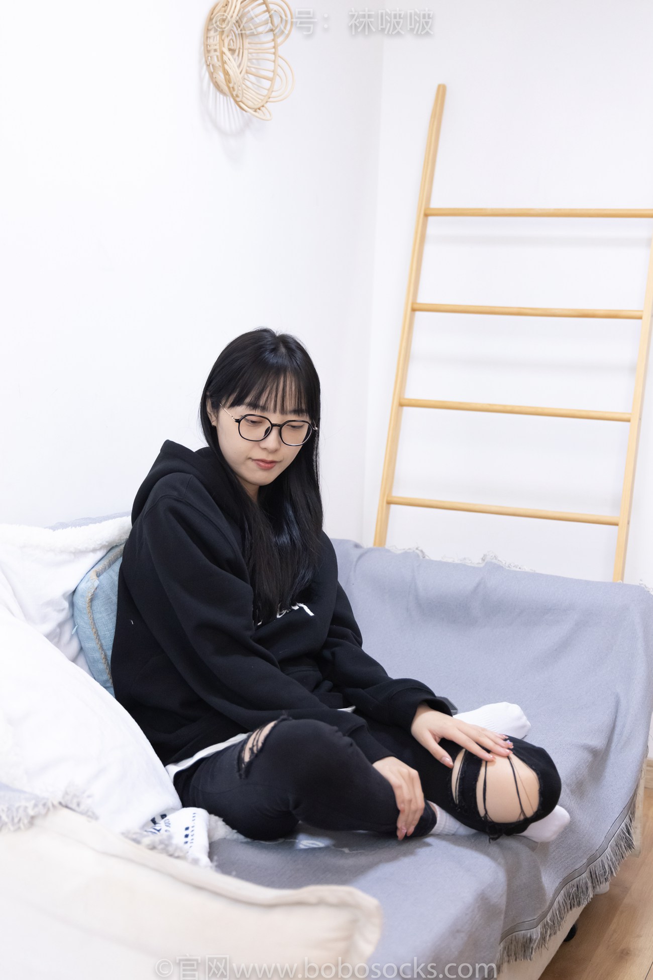 图片[70]-[BoBoSocks袜啵啵]NO.061 稚予-短靴、白棉袜、裸足[145P] – 速更版-美库