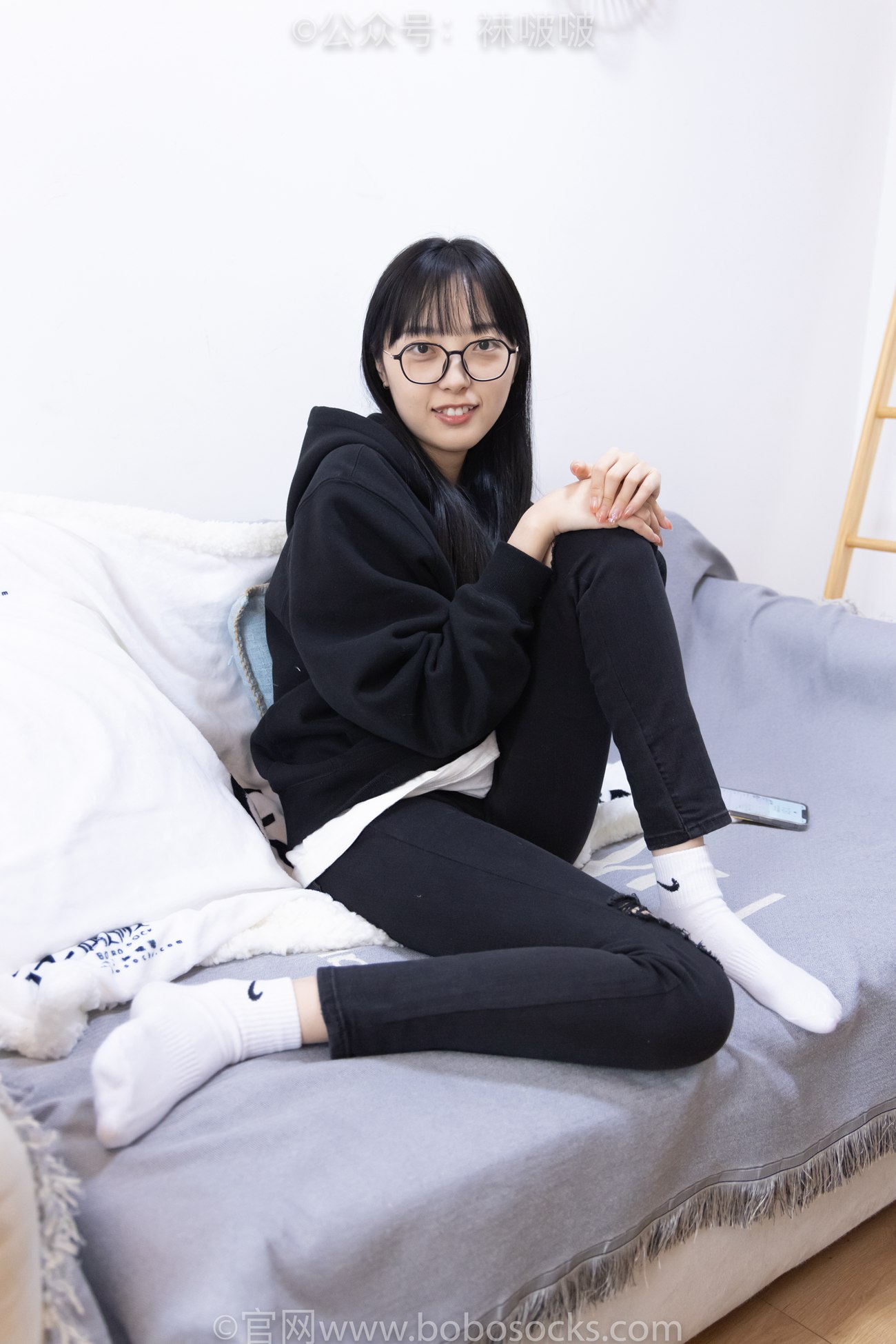 图片[77]-[BoBoSocks袜啵啵]NO.061 稚予-短靴、白棉袜、裸足[145P] – 速更版-美库