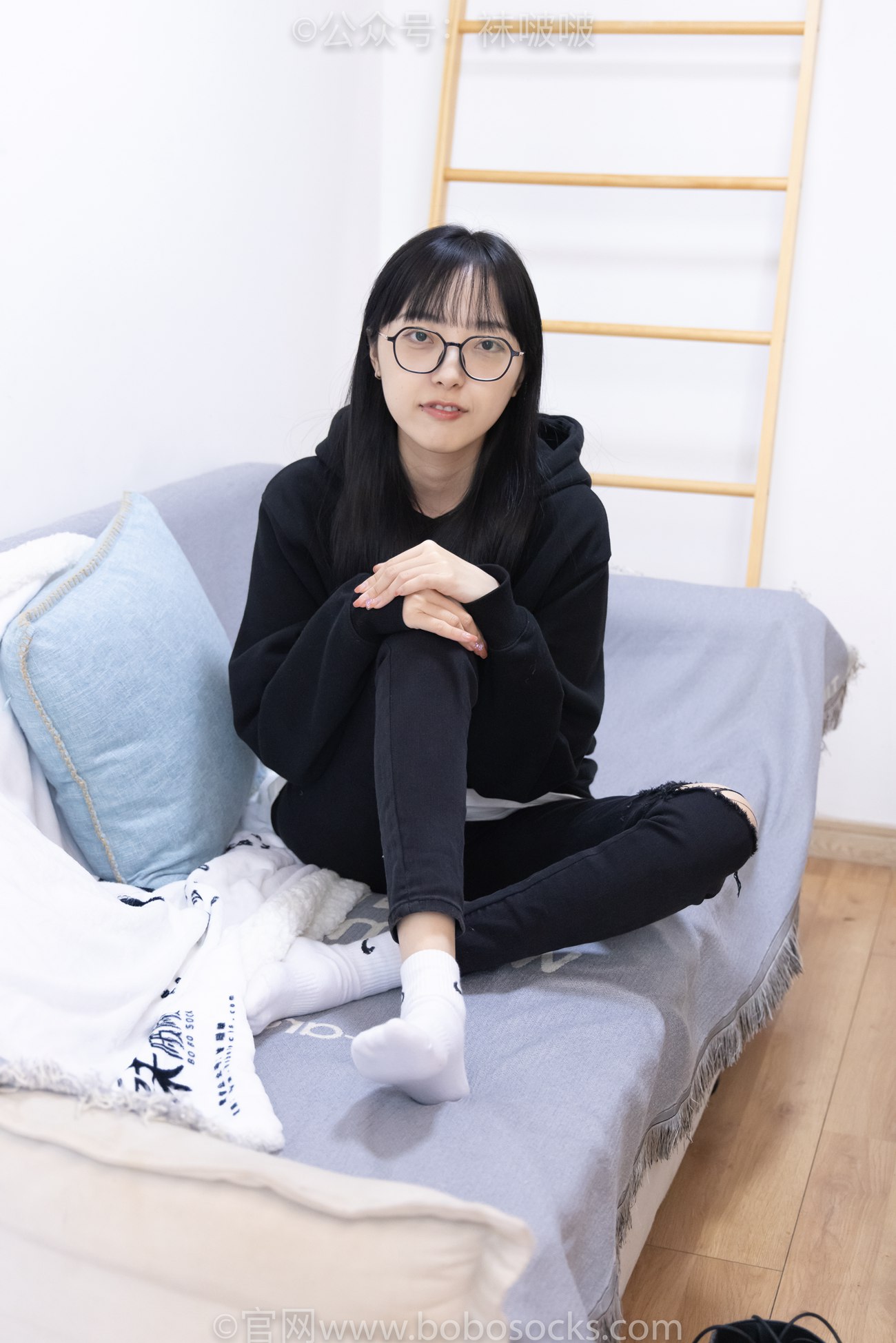 图片[87]-[BoBoSocks袜啵啵]NO.061 稚予-短靴、白棉袜、裸足[145P] – 速更版-美库