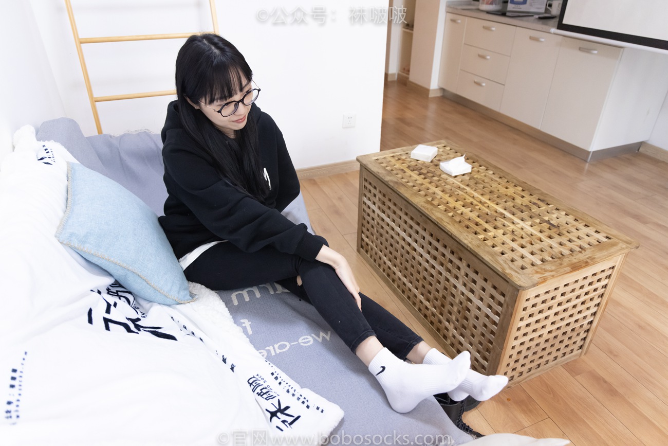 图片[100]-[BoBoSocks袜啵啵]NO.061 稚予-短靴、白棉袜、裸足[145P] – 速更版-美库