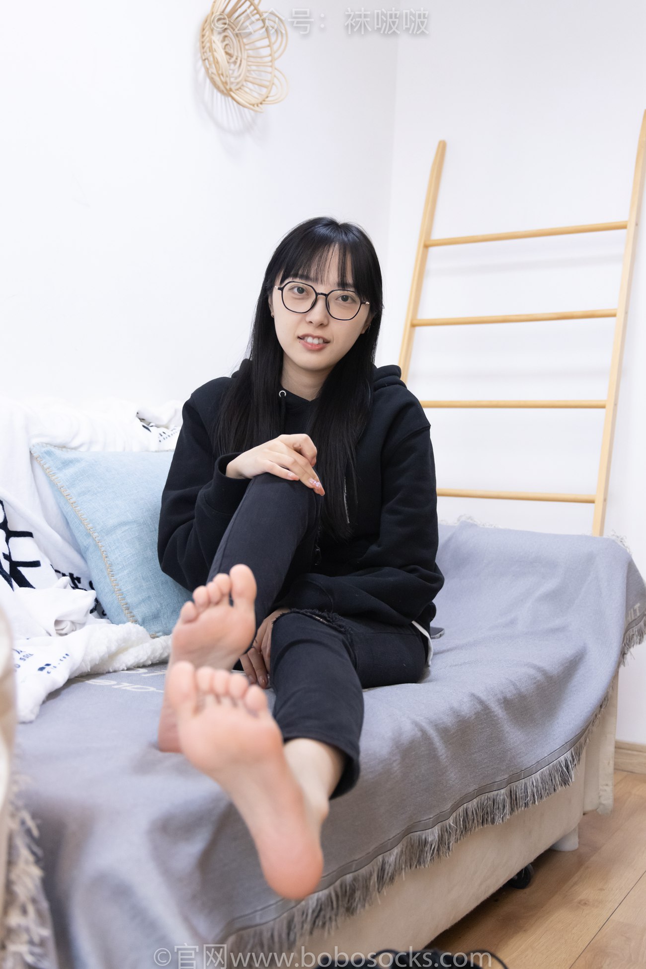 图片[123]-[BoBoSocks袜啵啵]NO.061 稚予-短靴、白棉袜、裸足[145P] – 速更版-美库