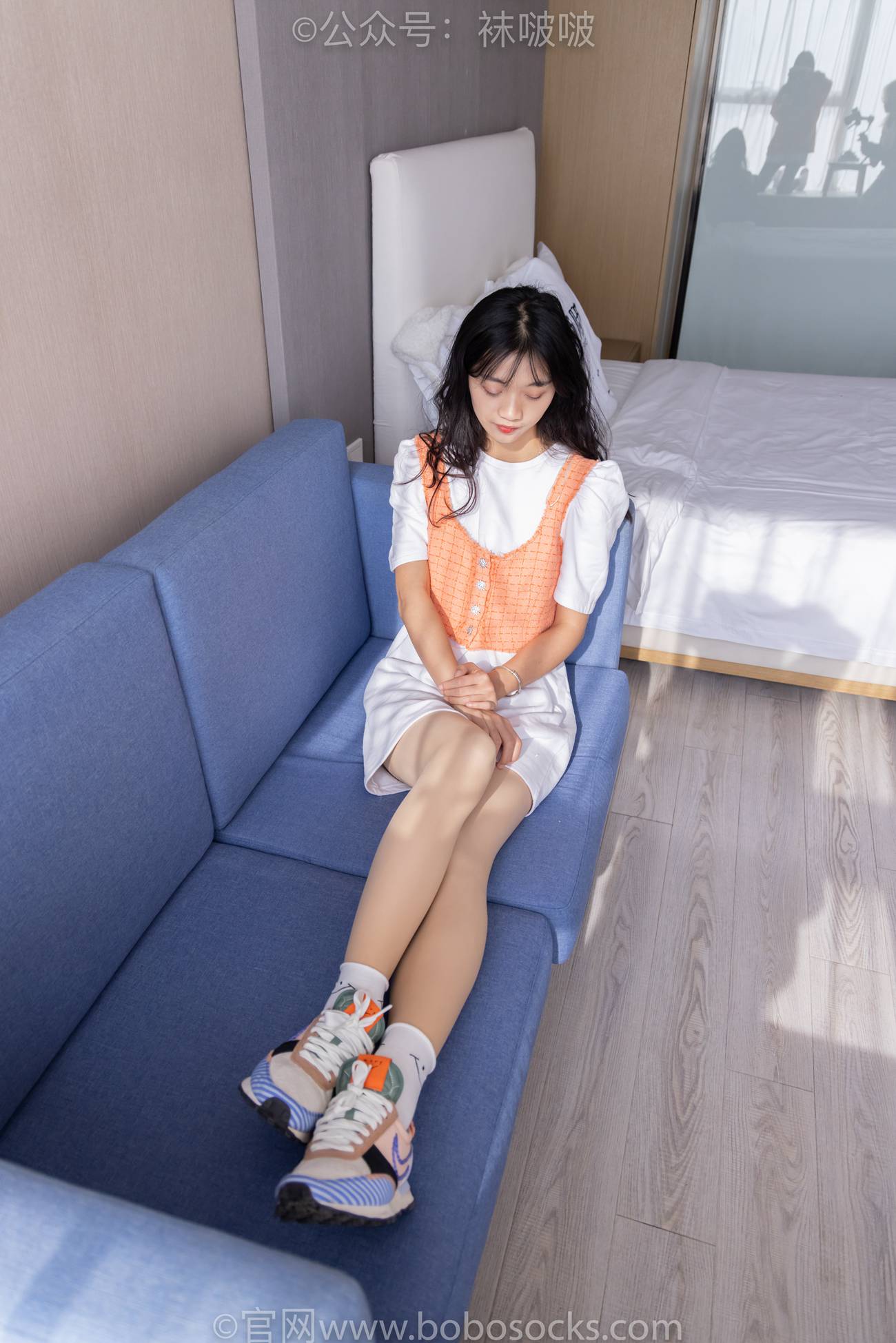 图片[21]-[BoBoSocks袜啵啵]NO.062 涵涵-运动鞋、白棉袜、厚肉丝[145P] – 速更版-美库