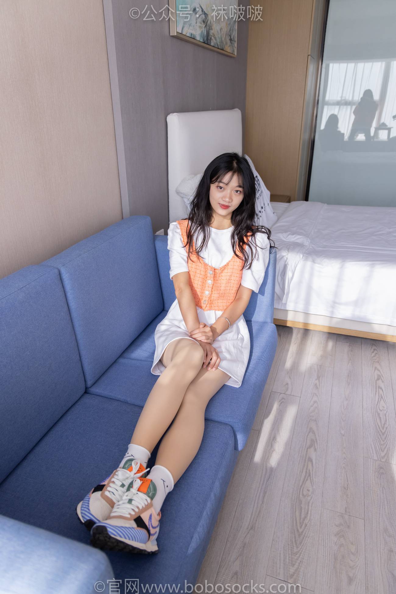 图片[23]-[BoBoSocks袜啵啵]NO.062 涵涵-运动鞋、白棉袜、厚肉丝[145P] – 速更版-美库