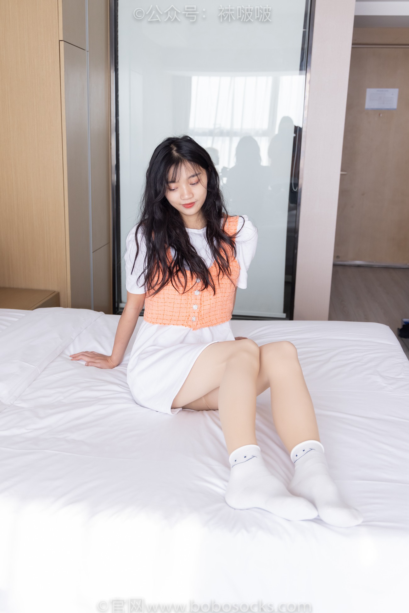 图片[42]-[BoBoSocks袜啵啵]NO.062 涵涵-运动鞋、白棉袜、厚肉丝[145P] – 速更版-美库
