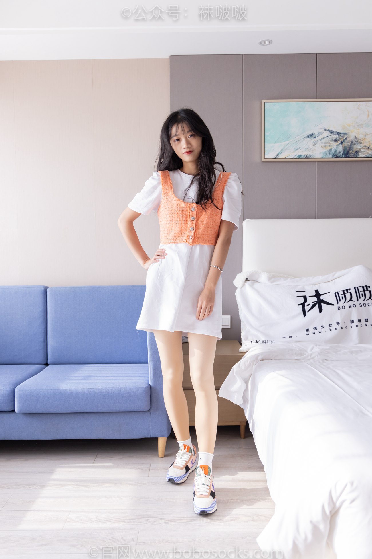 图片[146]-[BoBoSocks袜啵啵]NO.062 涵涵-运动鞋、白棉袜、厚肉丝[145P] – 速更版-美库