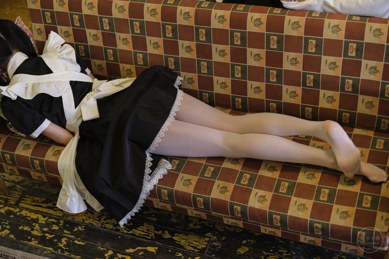 图片[11]-柴系小乖(稚乖画册) – 夜夜白丝女仆[100P] – 速更版-美库