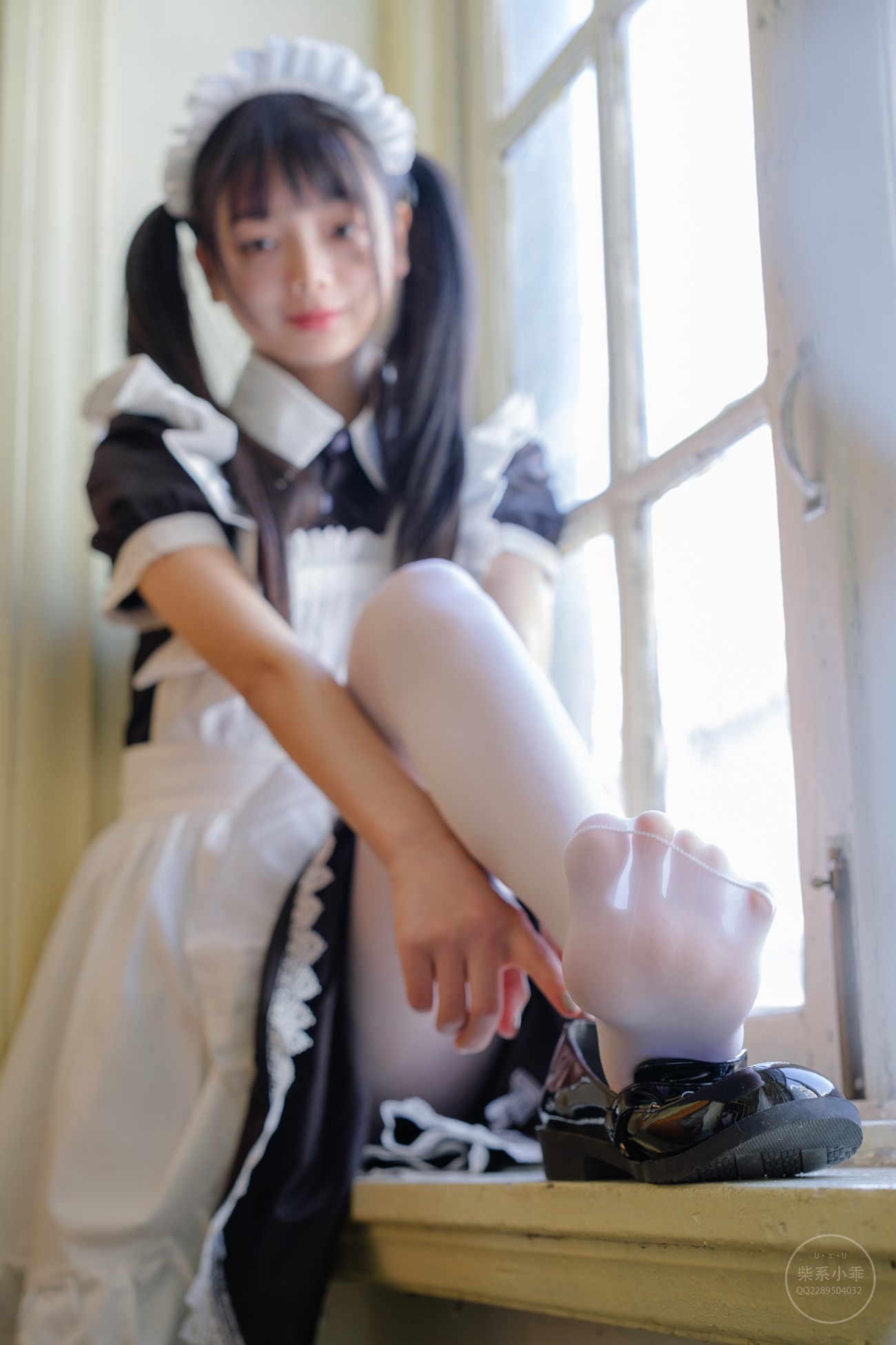 图片[31]-柴系小乖(稚乖画册) – 夜夜白丝女仆[100P] – 速更版-美库