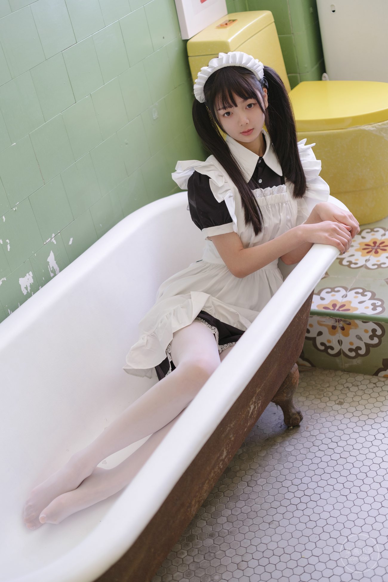 图片[57]-柴系小乖(稚乖画册) – 夜夜白丝女仆[100P] – 速更版-美库