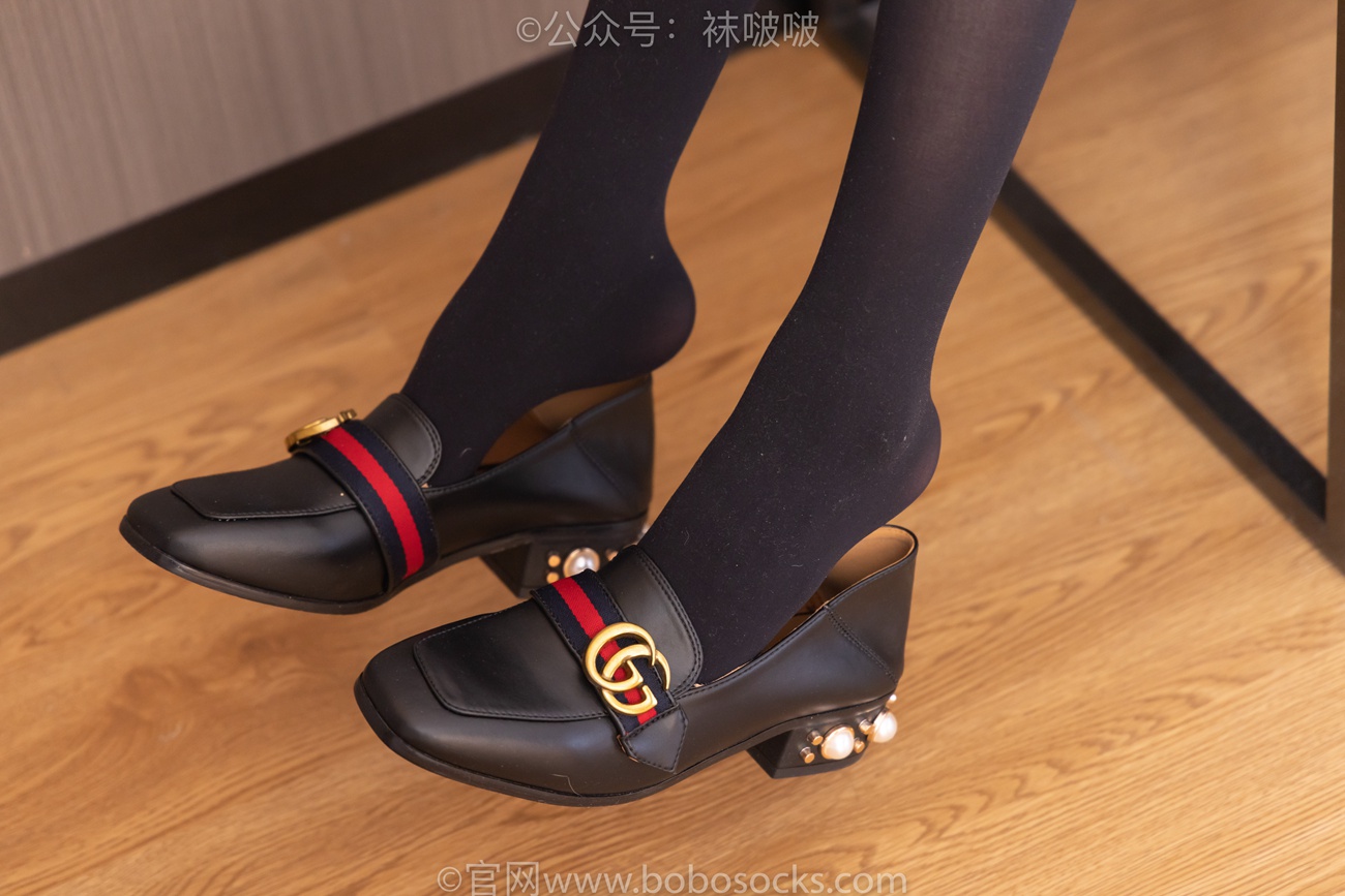图片[10]-[BoBoSocks袜啵啵]NO.064 稚予-平底鞋、厚黑丝[137P] – 速更版-美库