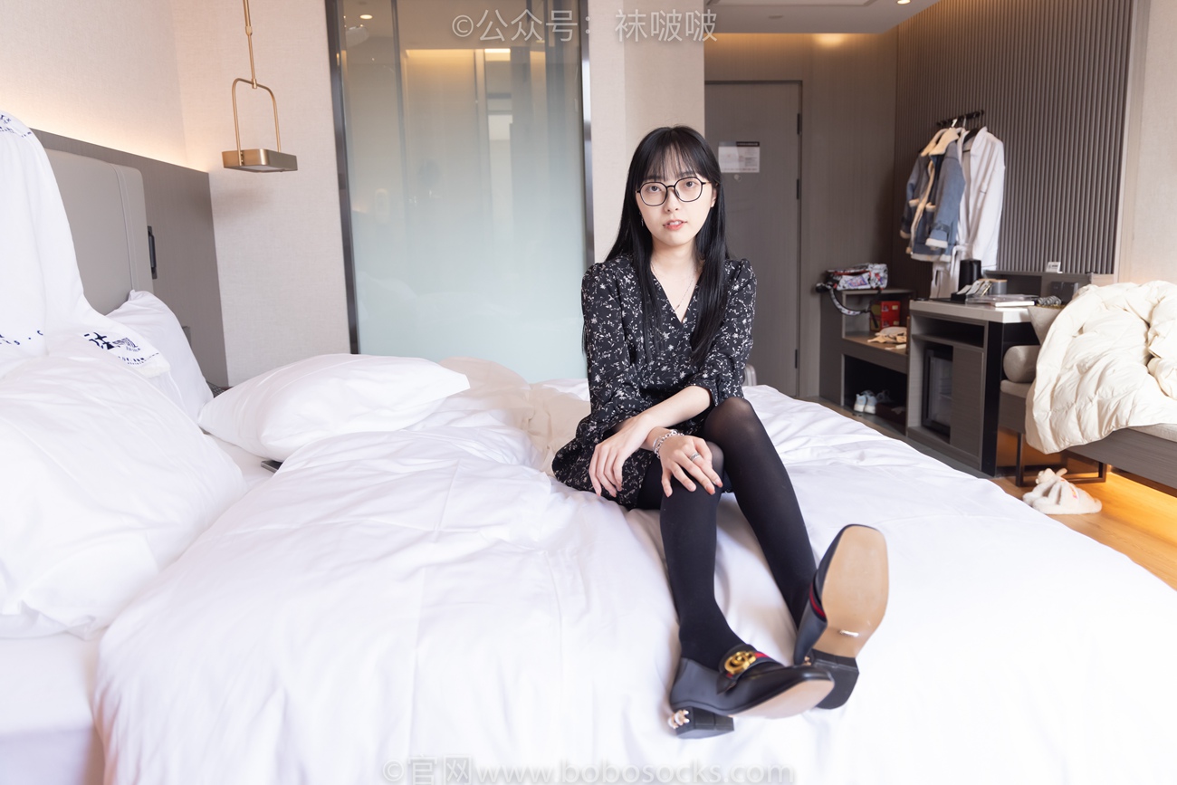 图片[23]-[BoBoSocks袜啵啵]NO.064 稚予-平底鞋、厚黑丝[137P] – 速更版-美库