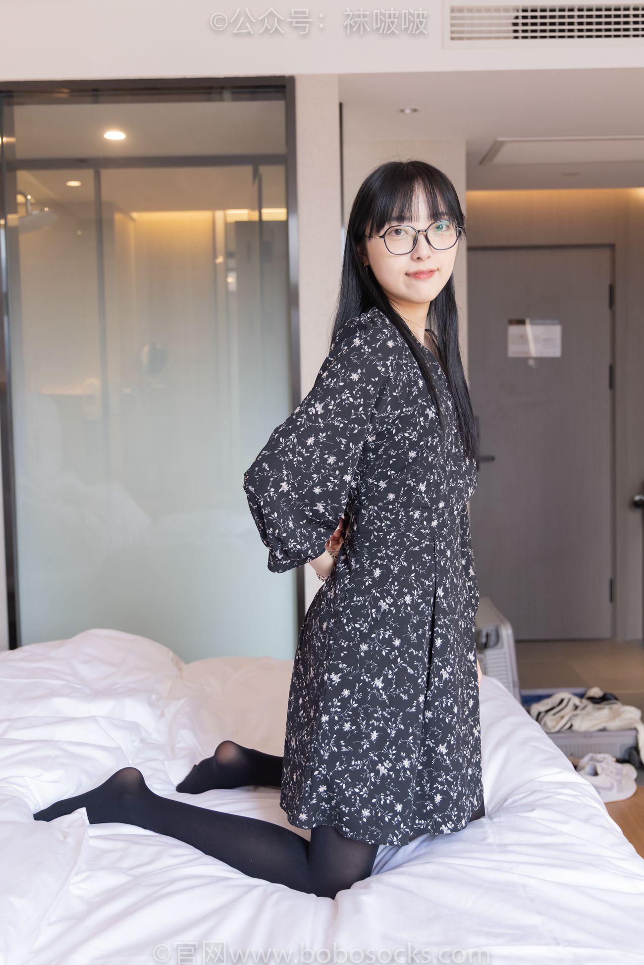 图片[56]-[BoBoSocks袜啵啵]NO.064 稚予-平底鞋、厚黑丝[137P] – 速更版-美库