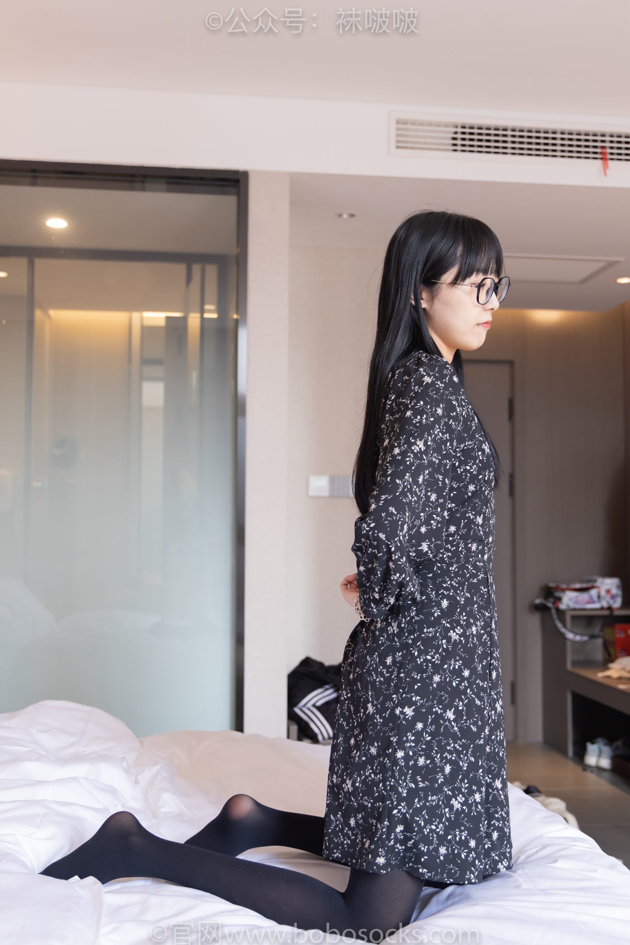 图片[57]-[BoBoSocks袜啵啵]NO.064 稚予-平底鞋、厚黑丝[137P] – 速更版-美库