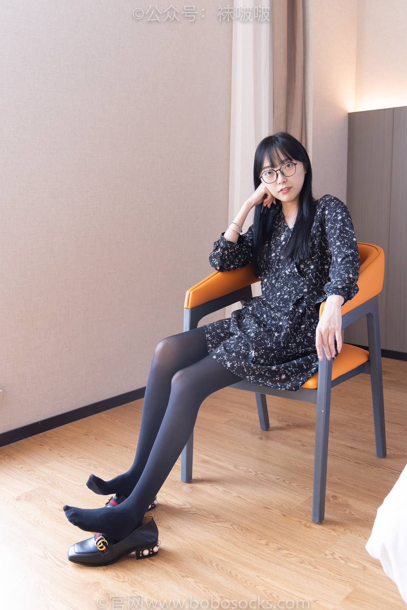 图片[97]-[BoBoSocks袜啵啵]NO.064 稚予-平底鞋、厚黑丝[137P] – 速更版-美库