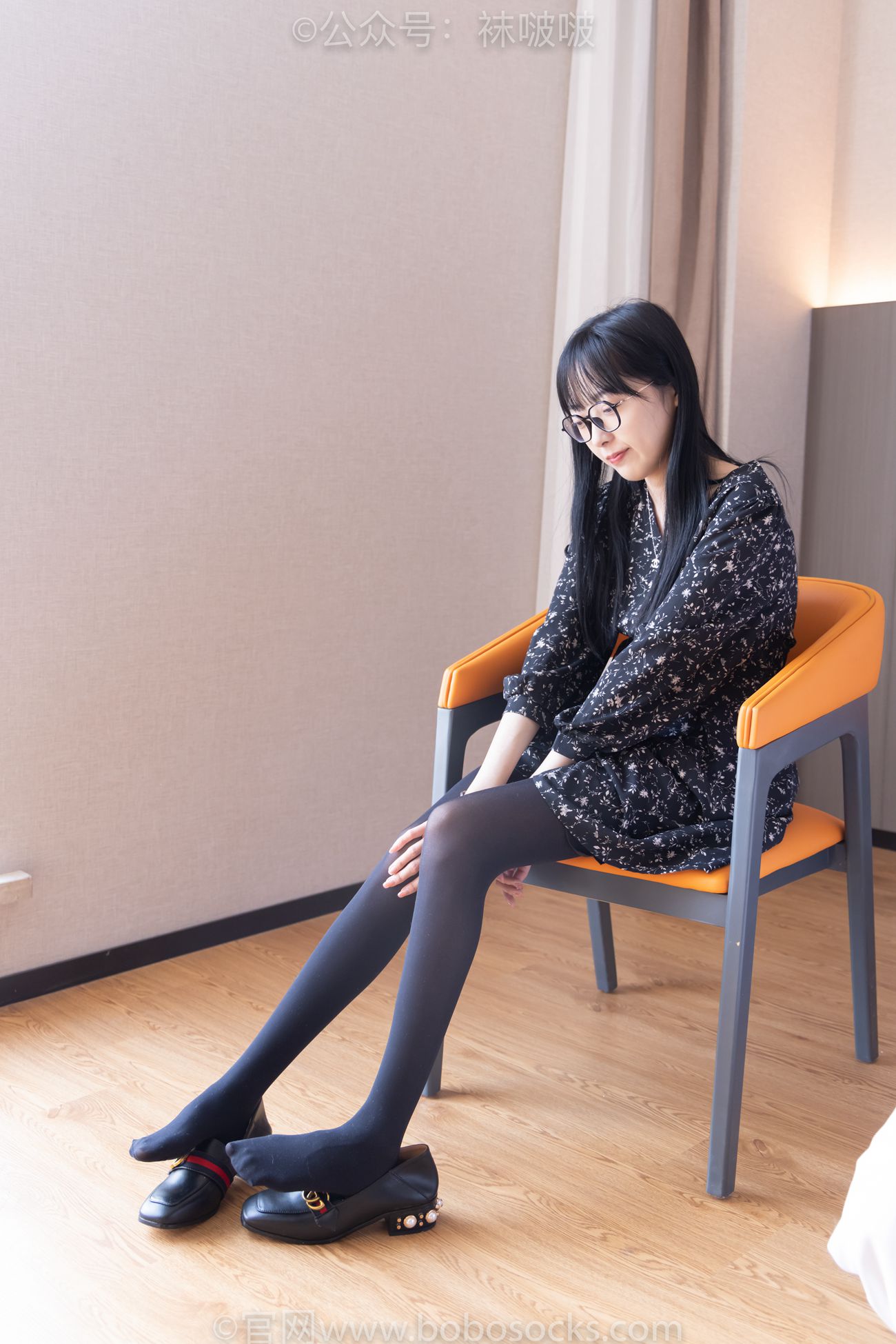 图片[99]-[BoBoSocks袜啵啵]NO.064 稚予-平底鞋、厚黑丝[137P] – 速更版-美库