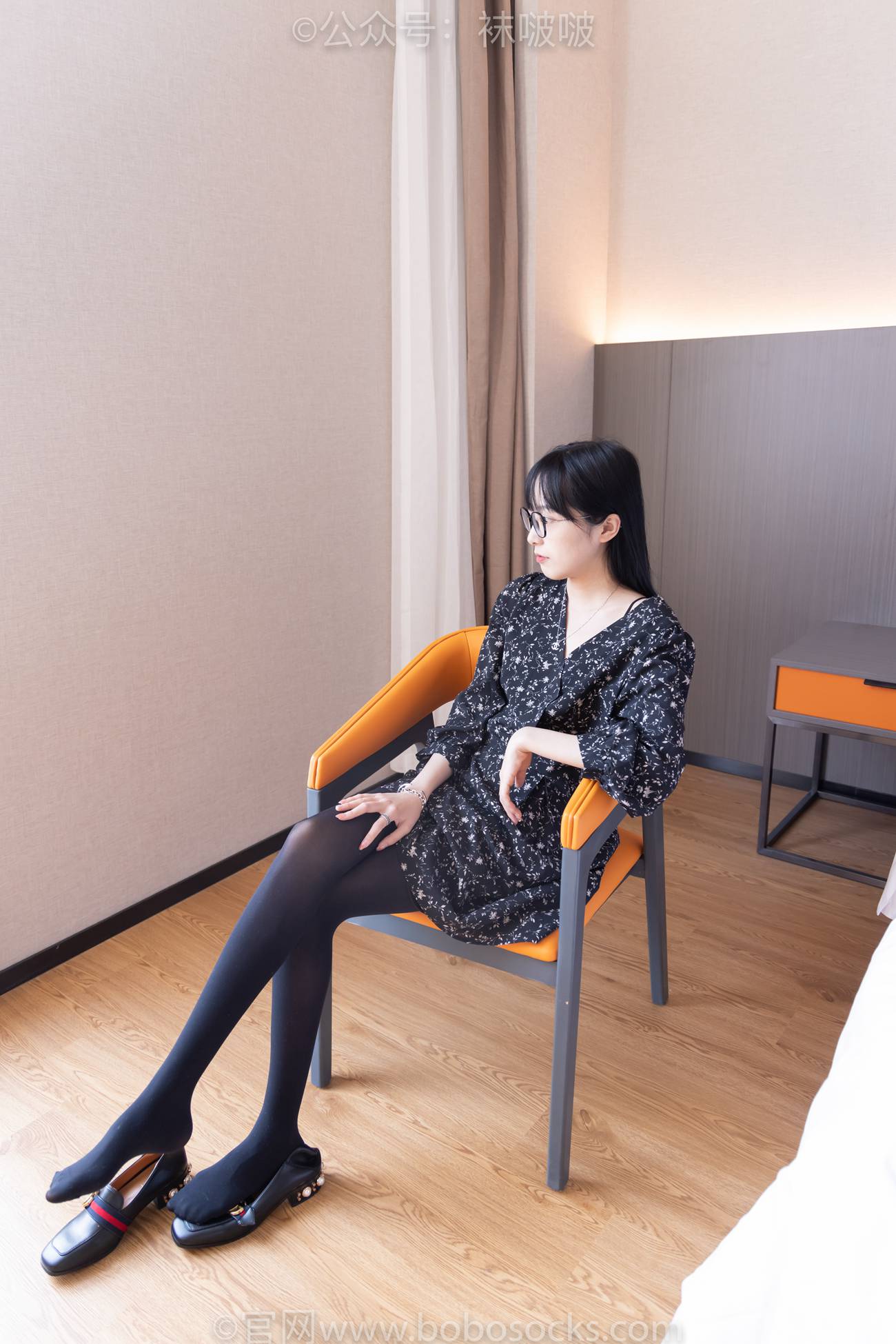 图片[104]-[BoBoSocks袜啵啵]NO.064 稚予-平底鞋、厚黑丝[137P] – 速更版-美库