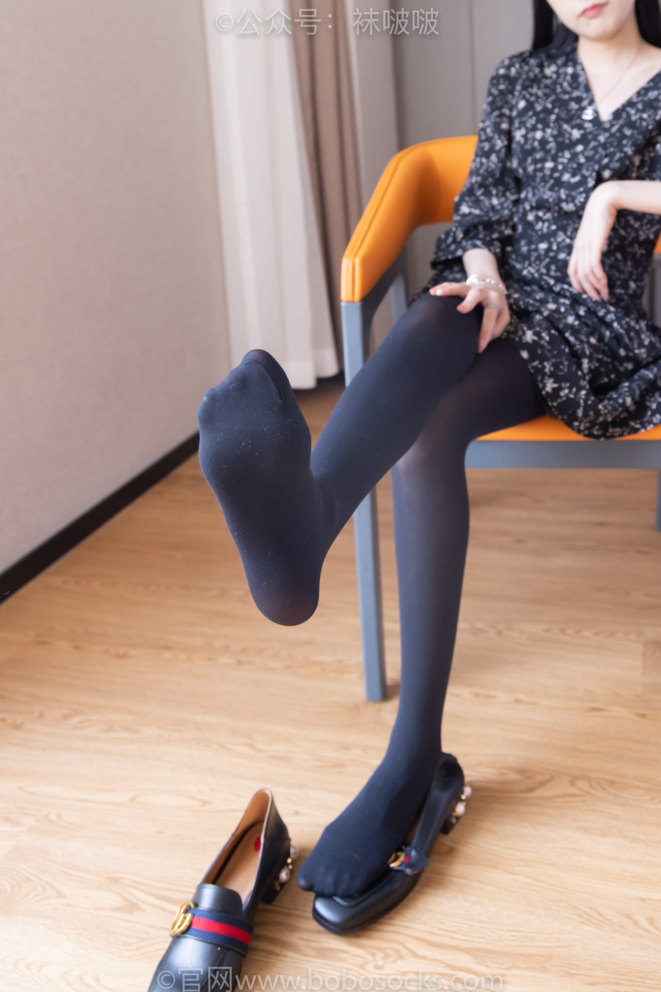 图片[107]-[BoBoSocks袜啵啵]NO.064 稚予-平底鞋、厚黑丝[137P] – 速更版-美库