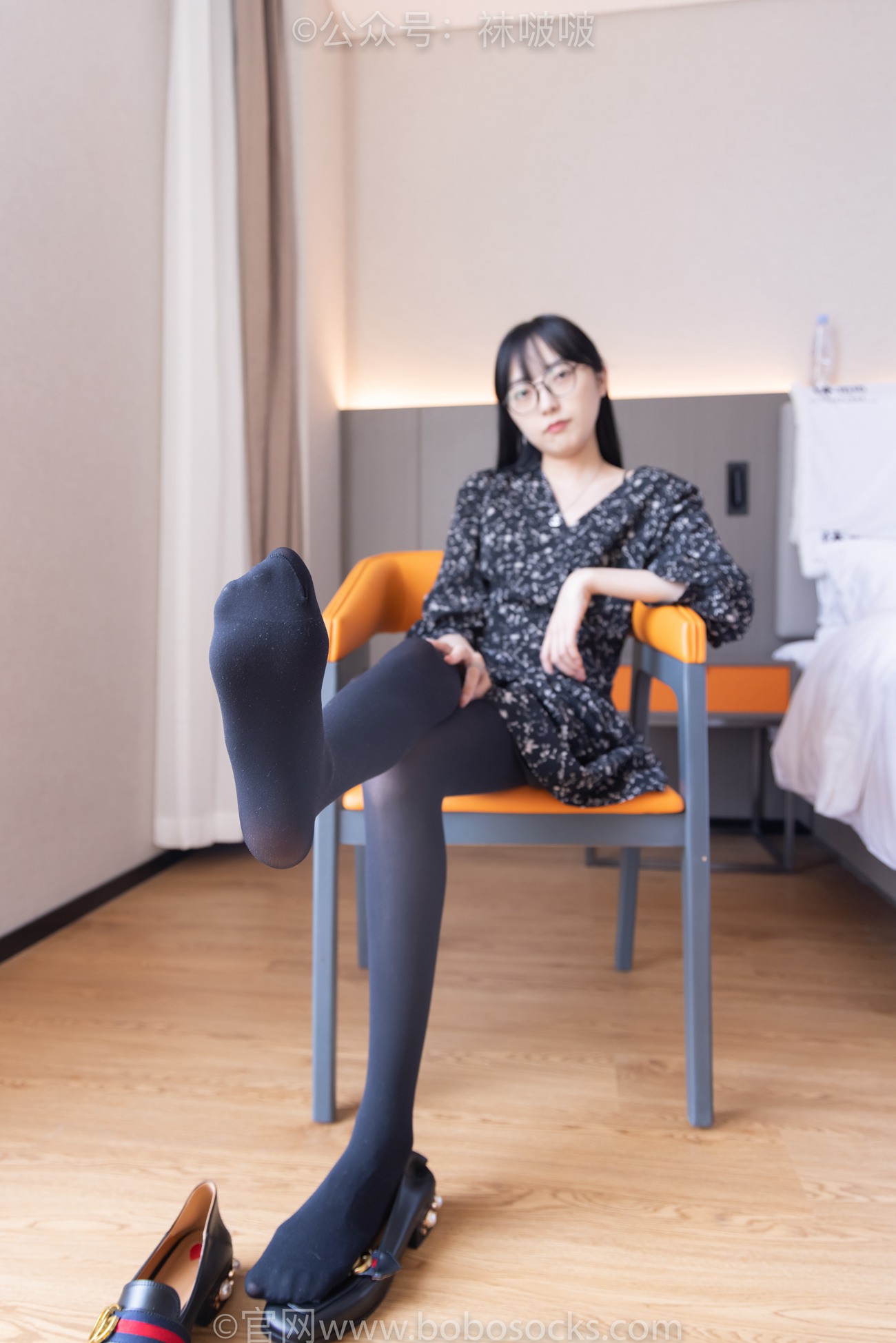 图片[108]-[BoBoSocks袜啵啵]NO.064 稚予-平底鞋、厚黑丝[137P] – 速更版-美库